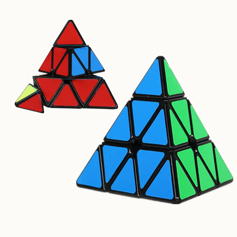 3x3x3 волшебный куб Pyraminx профессиональная скоростная Пирамида Твист Головоломка Куб антистресс подарки игрушки для детей