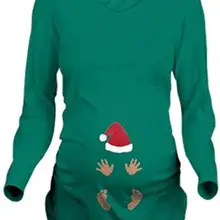 Детские руки и ноги с Санта шляпой 2 футболка для материнства