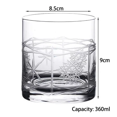 Bicchiere Whisky 170 Ml In Vetro Cristallo – Design Antico Con Fondo Rotondo Che Gira – Perfetto Per Cocktail, Vodka E Bourbon – Regalo Ideale Per Amanti Del Whisky - 4