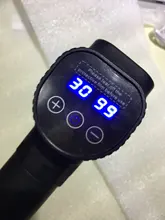 Pantalla LCD masaje arma profundo masajeador muscular dolor muscular cuerpo masaje de cuello ejercicio de relajación adelgazar la alivio del dolor