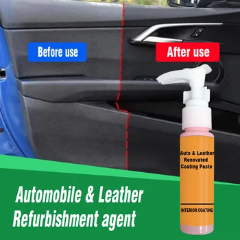

30ml Paint Care Waxing Auto Scratched Portable Car Interior Cleaning Tool Protection Refurbishing Agent Furniture Leather Repair