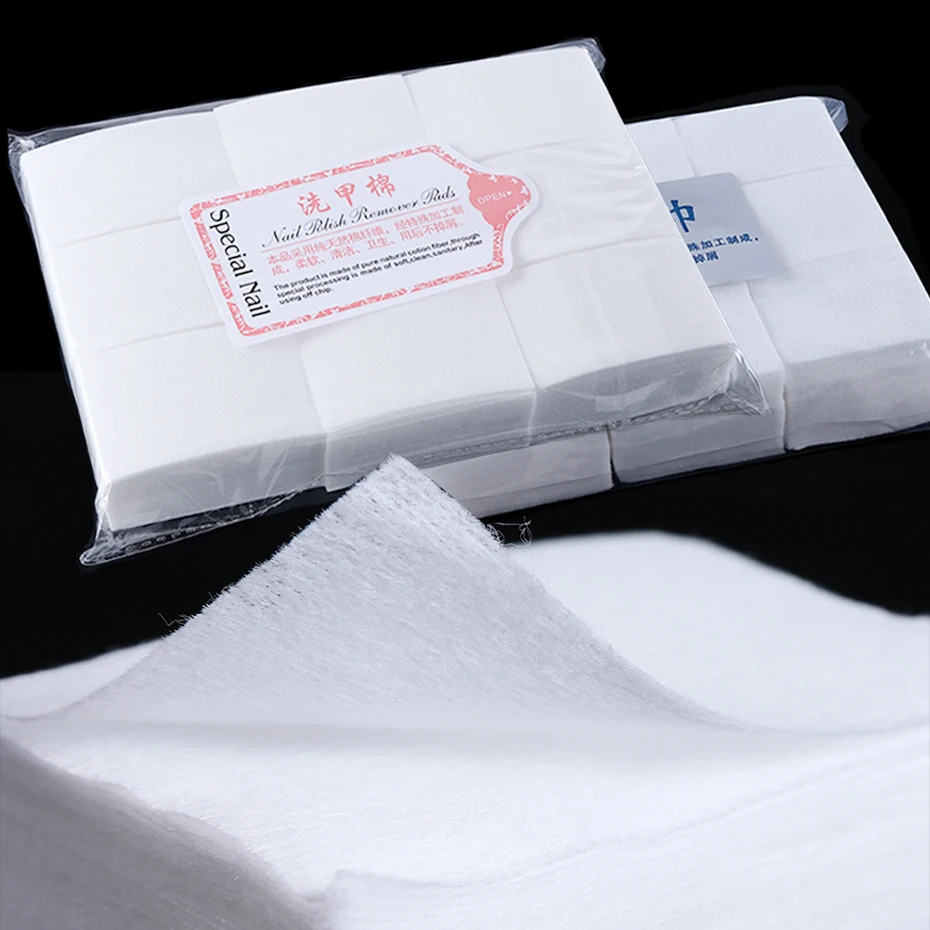 Lint-Free Nail Wipes Cotton Nail Gel Polish Remover Napkins Soak off Pads Paper Cleaner Manicure Pedicure Gel Varnish Tool 1