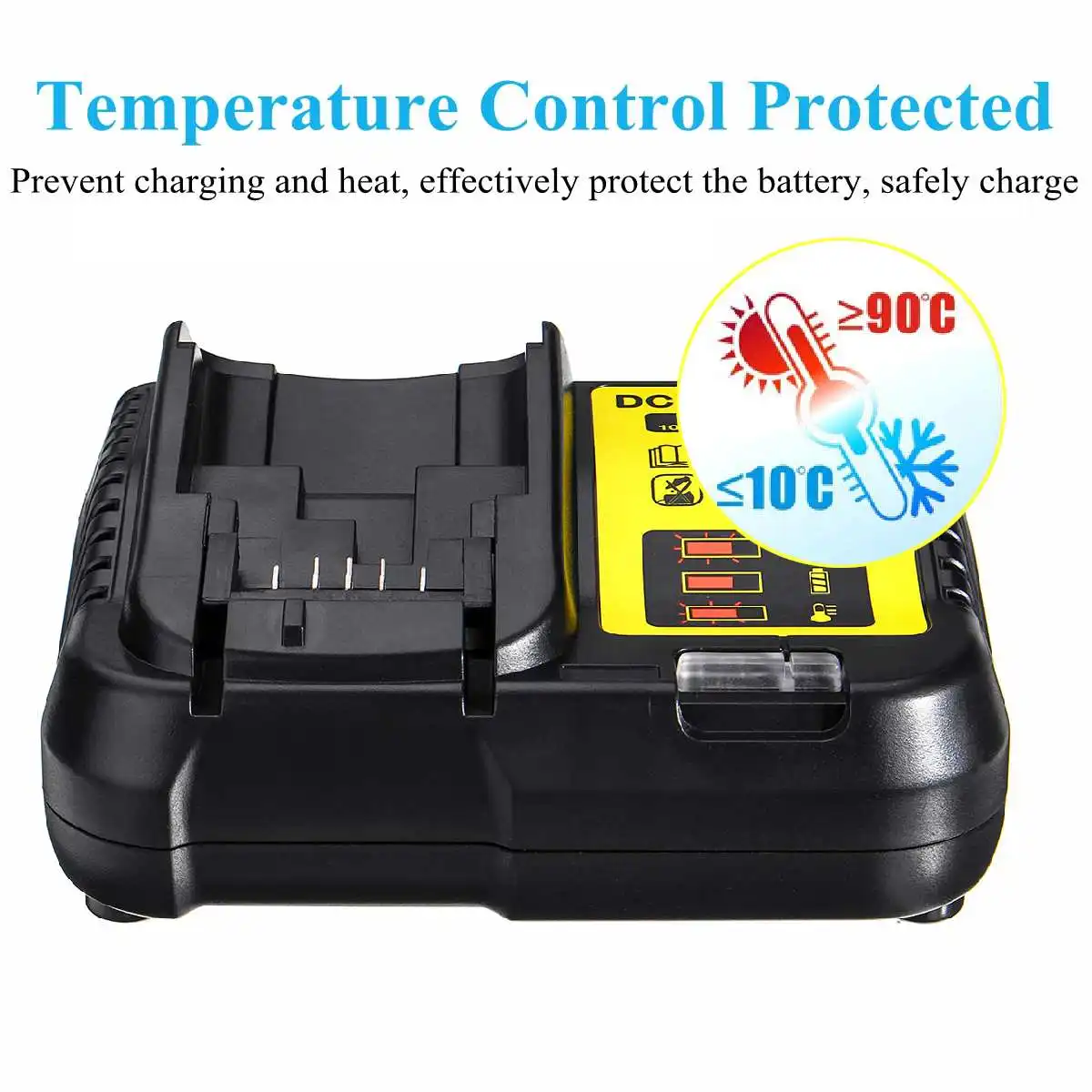 DCB112/105 Li-Ion 14,8/18 V умное зарядное устройство, автомобильное зарядное устройство, банк, Lcd цифровой дисплей, батарея ewalt с usbзарядкой