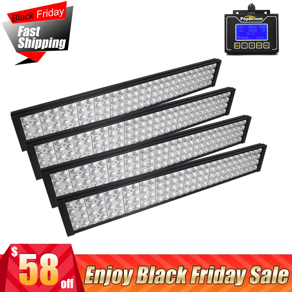 

4PCS Led Lights Aquarium Light Led Lamp For Freshwater Fish Tanks Sunsun Full Spectrum With Arm Mounting Kit FI7BP4