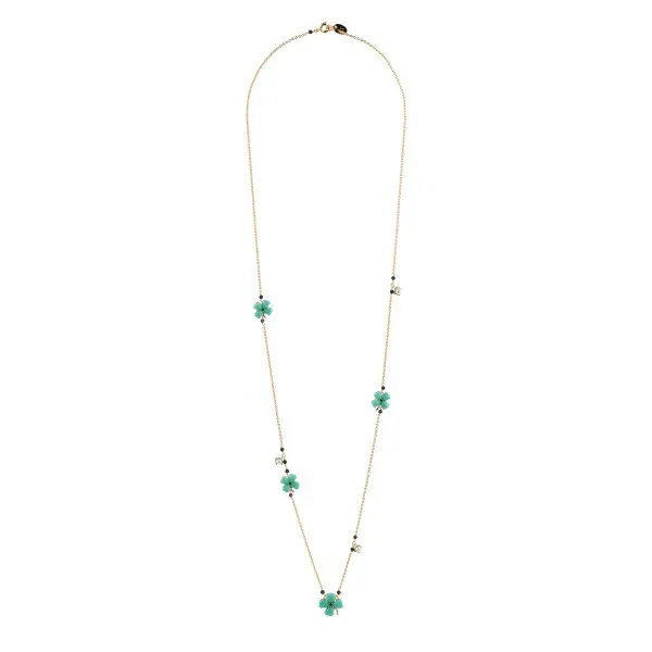 

Clover Complex-Long Necklace Sweater Chain High-End Glorious French Romantic Jewelry