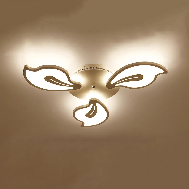 Светодиодный Люстра для гостиной спальни домашняя люстра от sala современный светодиодный потолочная люстра лампа освещение люстра - Цвет абажура: 3 Heads