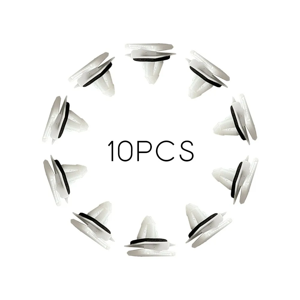 10pcs Rocker Panel Molding Retainer Wheel Flare Moulding Deck Lid For Ford Car Fixed Rivet Fastener Push Clips | Автомобили и