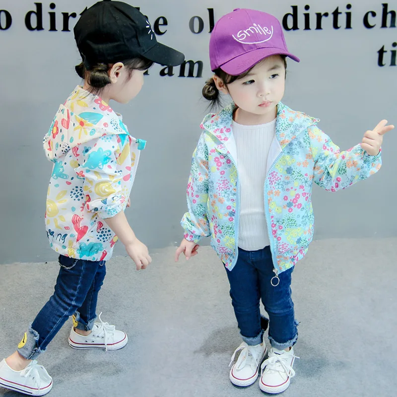 

Baby Girls Childrenswear Jacket Spring And Autumn 2018 New Style Cartoon Korean-style Cardigan Girls Infants Western Style Tops