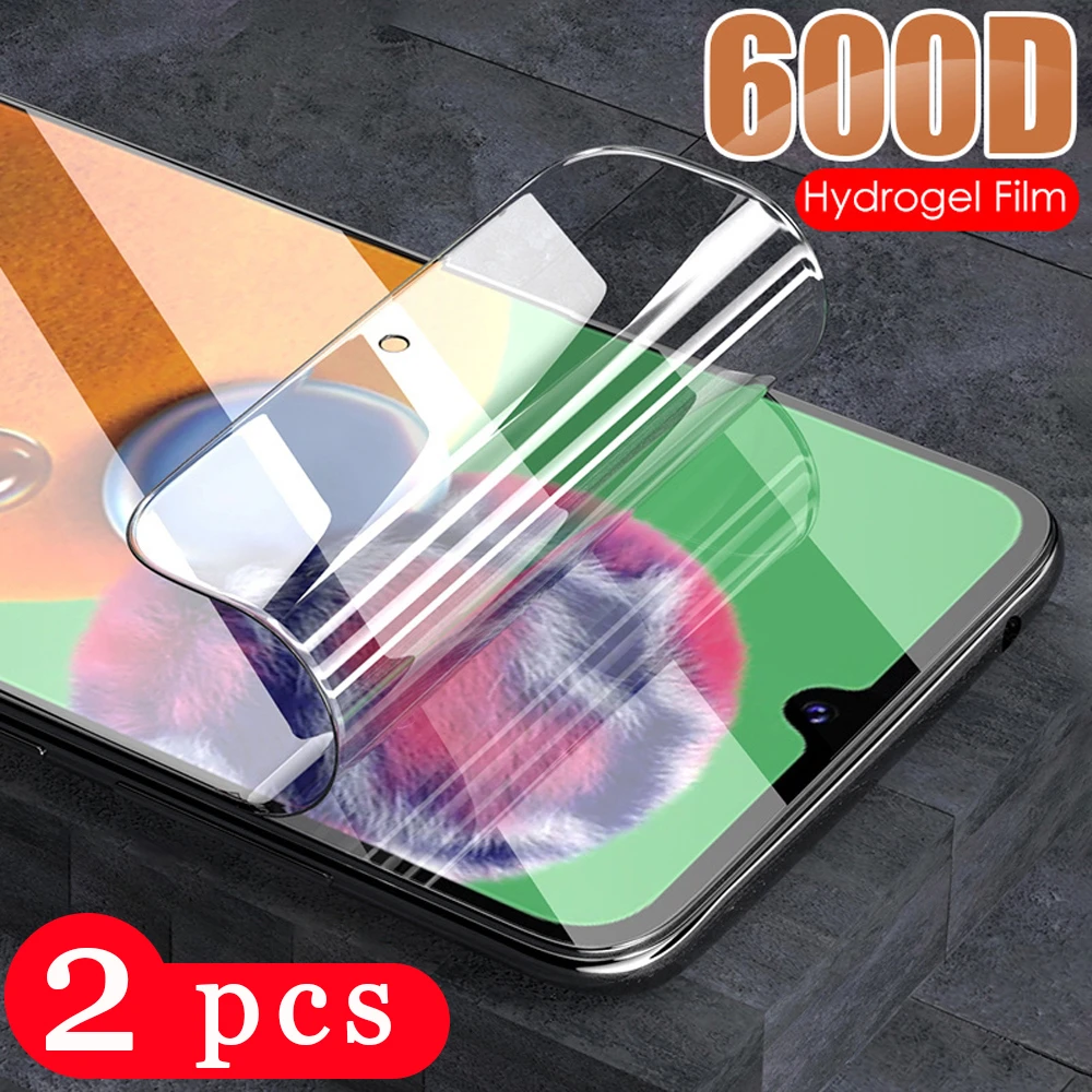 

2 шт. для Samsung Galaxy A11 A21 A31 A41 A51 A60 A71 A80 A91 A01 Гидрогелевая пленка не стеклянная Защитная пленка для экрана телефона
