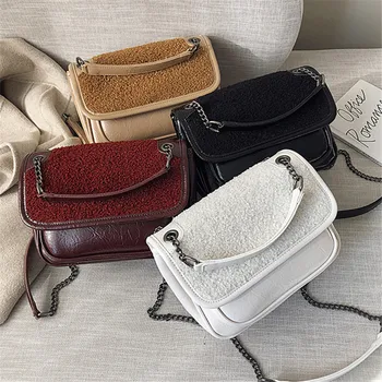 

bag for women Girls' small bag women's bag 2019 new Korean fashion casual shoulder Messenger bag chain small square bag
