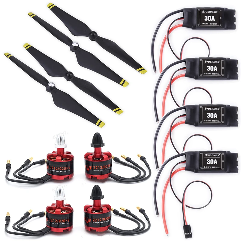 30A XXD 2-4S ESC with 3.5mm Connector 2212 920KV CW CCW Brushless Motor 9450 Propeller for F450 F550 S550 Multicopter Drone | Игрушки и