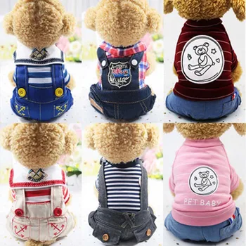 

New Style Fashion Cool Uniform Spring and Summer New Puppy Clothes Small Dog Sweater Pet Clothes Decorated Casual Jacket AA