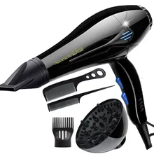 Фен для волос профессиональный бытовой фен горячий и холодный ветер 1800 Вт Инструменты для укладки волос для дома фен с 5 подарками