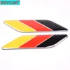 DSYCAR 2Pcs/Pair 3D Metal German Flag Car Body Side Fender Rear Trunk Emblem Badge for Volkswagen Audi Bmw Mercedes Benz Porsche ► Photo 1/6