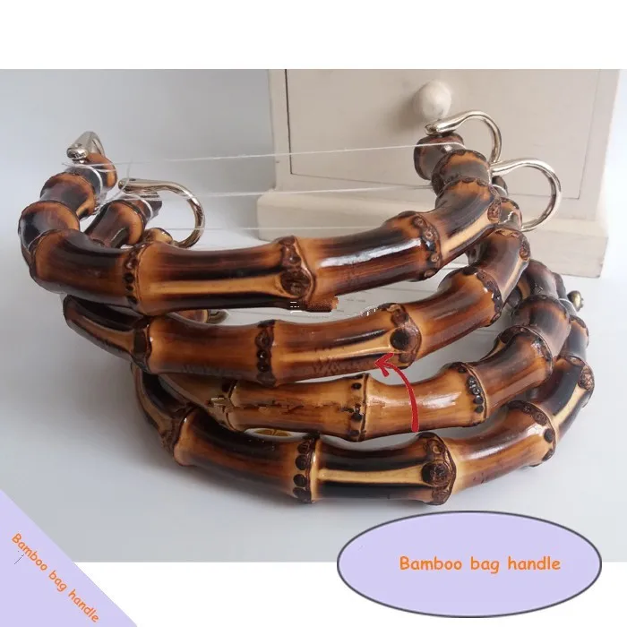 Китай Diy бамбуковый Кошелек Ручка сумка аксессуары Элегантность бамбуковая ручка сумки