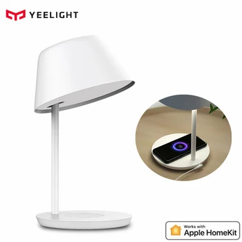 

Yeelight Smart Desk Lamp Touch Dimmable LED Table Light Pro QI Wireless Charging WIFI home App Apple Homekit Control
