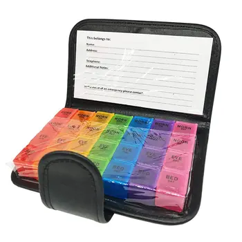 

28/21 Grid Color Pill Box Sets Wallet Kit Environmental Protection Package Kit Chip Sub-package Tool