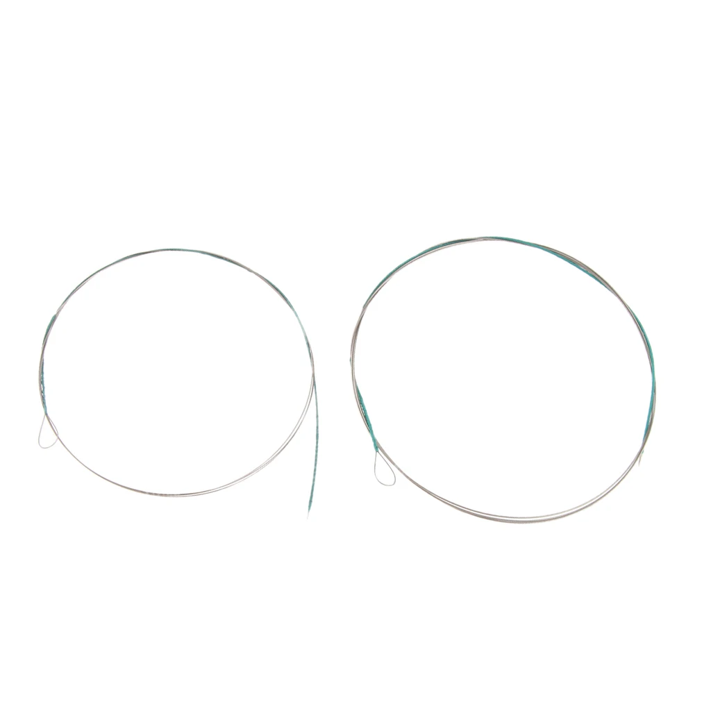 2 Pieces Erhu Replacement Steel Strings for Chinese Violin Fiddle Parts
