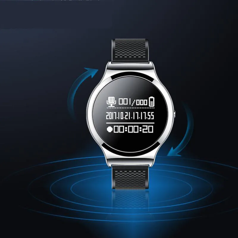 16GB Digital Watch Voice Recorder with OLED Screen