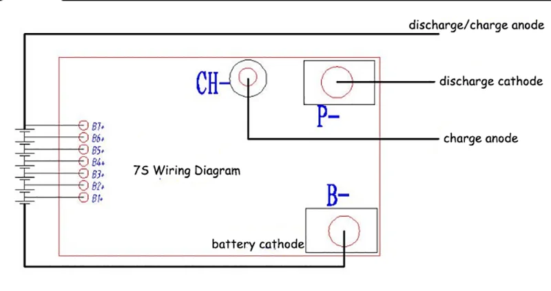 7S 18A литий-ионная батарея BMS схема защиты PCB ячеек зарядное устройство модуль 24 в баланс версия Электрический гаджет Ebike