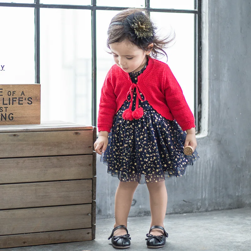 

Childrenswear 2019 Spring And Autumn New Style Girls Infants Versatile Sweater Kids' Sweater Baby Cardigan