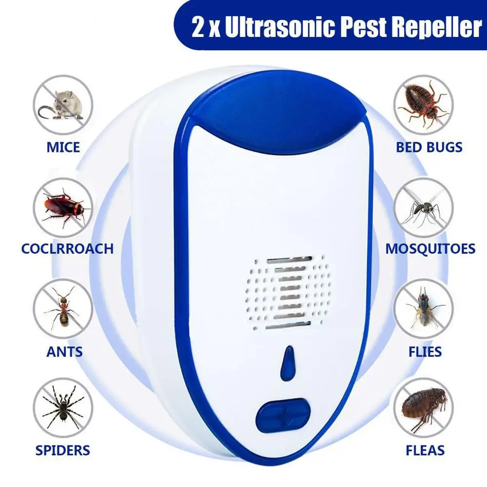 2 шт. вредителями отклонить ультразвуковой электромагнитной средство от