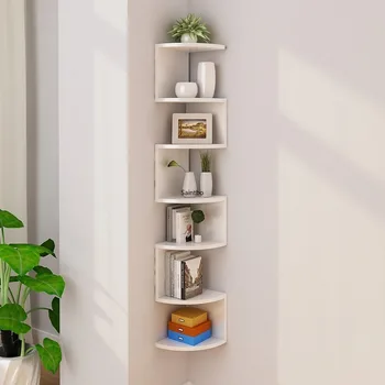 

Wall hanging wall corner shelf wall corner shelf of partition bookcase wall shelf organizer industrial decor