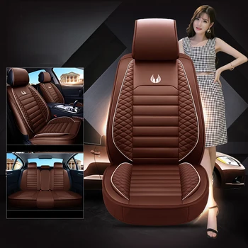

General Car Seat Cover Luxury Leather Car Seat Cushion Protector For Citroen C6 C5 C4 Picasso Berlingo B9 P9 C-Elysee