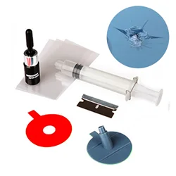 Kit de réparation de pare brise de voiture, bricolage, outils de réparation de pare brise de voiture, autocollants décoratifs de protection de poignée de porte, nouveau 