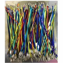 

Ya.x 10/50/Pcs EDC Keychain Tag Rope Stainless Steel Wire Cable Loop Screw Lock Gadget Ring Key Keyring Circle Camp Fittings