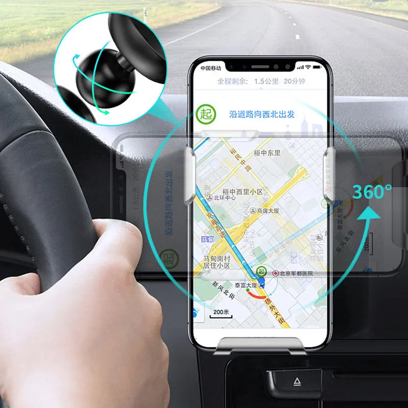 Быстрое беспроводное автомобильное зарядное устройство Timom 15 Вт QI для Iphone XS XR 11 Pro