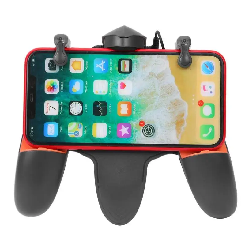  Mobile Controller Gamepad Cooler Cooling Fan 16 Rounds/Sec Joystick Running Fire Button Pubg Joysti