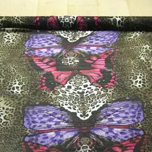 Натуральная шелковая ткань шифон, цвет: как на фотографии, ширина: 130 см, толщина: 5 мм, Длина: 264 см,#27