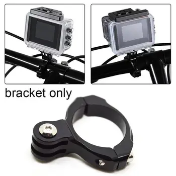 

1PC Aluminum Bicycle Handlebar Mount Clamp Holder 31.8mm Hero 7/6/5/4/3+/3/2/1 Adapter Camera For Gopro Shot Action Accesso Z0G2