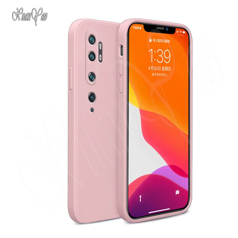 Note 10 Lite-Hülle, XUANYAO, Luxus-Silikon-Coque für Xiaomi Mi Note 10 Pro, Hülle, ultradünn, weich, stoßfest, Mi_voghion.com