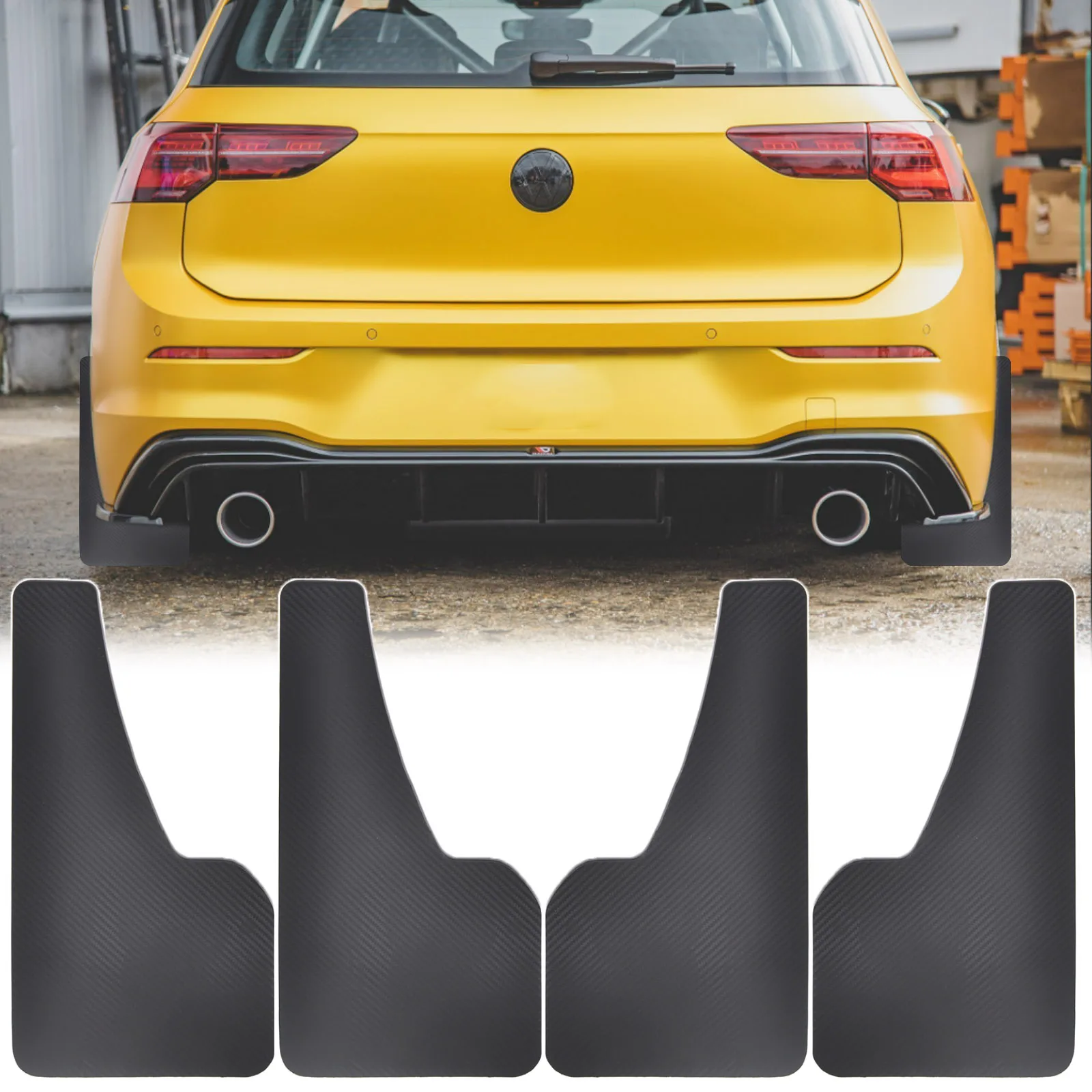Guardabarros para coche, accesorios para VW Golf 2 3 4 5 6 8 GTI GTD R R32 MK1 MK2 MK3 tsi tdi Estate Plus, 4 unidades - AliExpress Automóviles y motocicletas