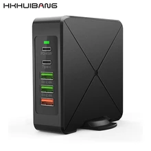 75 Вт USB зарядное устройство X8 Беспроводное зарядное устройство тип-c 45 Вт PD зарядное устройство для iPhone MacBook huawei Xiaomi телефон планшет ноутбук путешествия Adpter