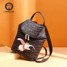 Рюкзак женский стиль тренд моды рюкзак Европа и Америка винтажный Печатный Dumbo большой емкости рюкзак