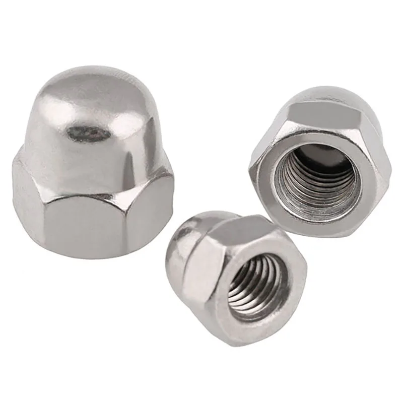 304 Stainless Steel Nylon Insert Locknuts - 5/16-18 UNC, Hex Lock Nuts, 12 Pack, 18-8 Finish - View #2