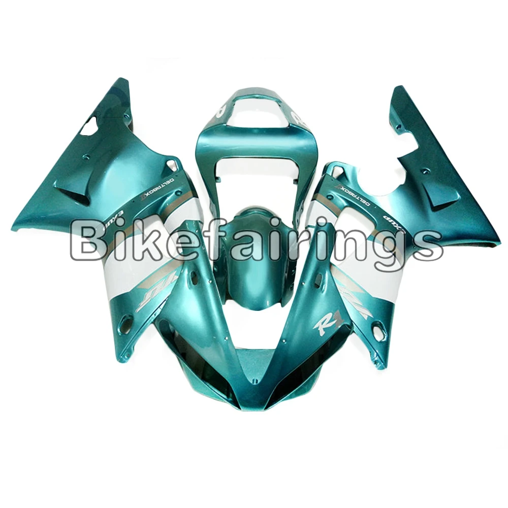 Мятный зеленый белый спортивный велосипед Cowlings для Yamaha YZF1000 R1 2000 2001 00 01 R1 ABS пластмассовый Инжекционный кузов комплект новые обтекатели