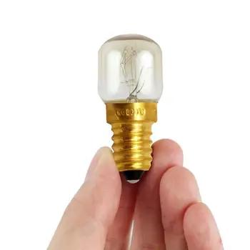 

15W 25W High Temperature Microwave Oven Bulb E14 300 Screw Degree Filament Cooker Tungsten Bulbs Light Bulbs Lamp M3Q2
