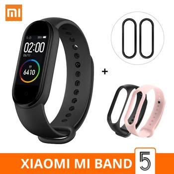 

Xiaomi Mi Band 5 Smart Bracelet AMOLED Screen Waterproof Smartband Miband 5 Fitness Traker Bluetooth Sport Smart Band