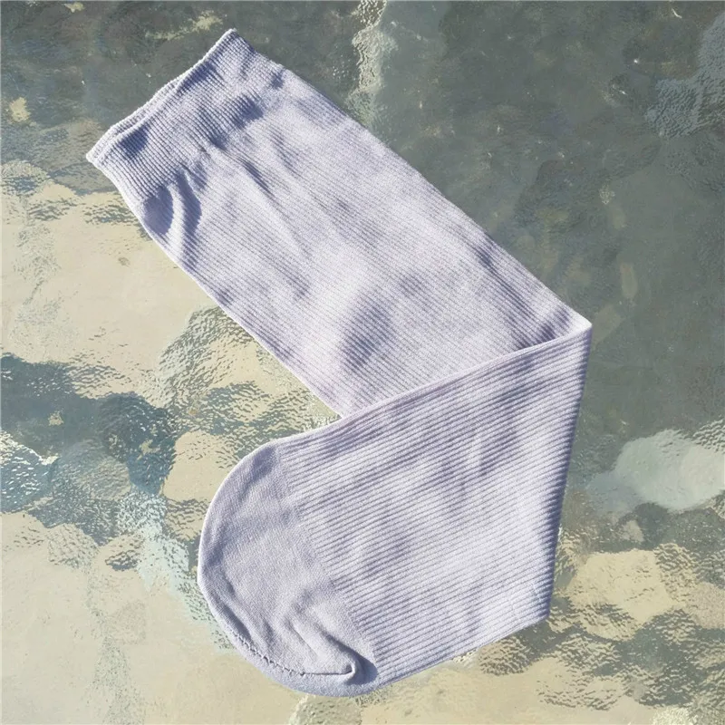 100 шт = 50 пар летние тонкие мужские носки однотонные высокие эластичные износостойкие ледяные шелковые классные носки бизнес носки