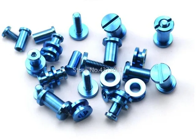 1piece-Hinder-XM18-Handle-Spindle-screw-rivet-Titanium-alloy-Roasted-blue-DIY-folding-knife-tools (3)
