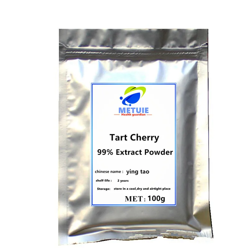 

100% pure Natural Tart Cherry Juice Extract Powder 1pc Prunus Cerasus Acerola Powder Supports Antioxidant Improve body immunity.