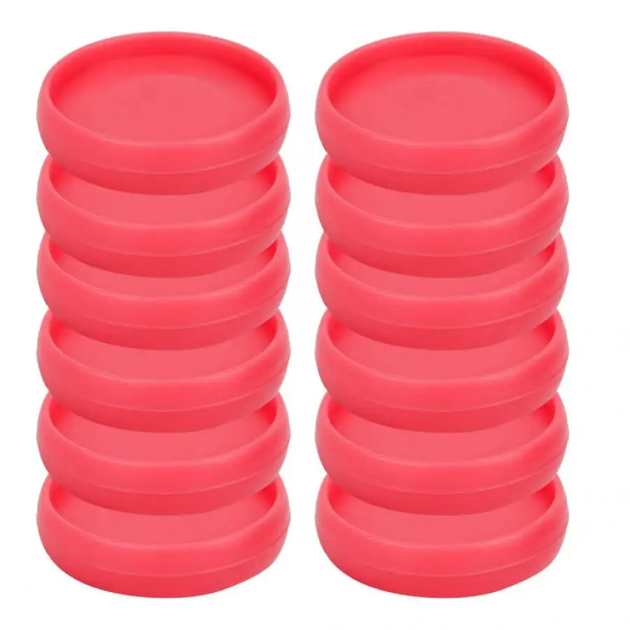 10mm Red 12 шт. DIY гриб диск с отверстиями связывающее кольцо вкладыш застежка для блокнота офисные школьные принадлежности новинка - Color: 10mm Red