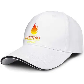 

Illustration Logo of Pentecost Logo Unisex Mens Low Key Adjustable Mesh Strapback Baseball Hats Flat Caps