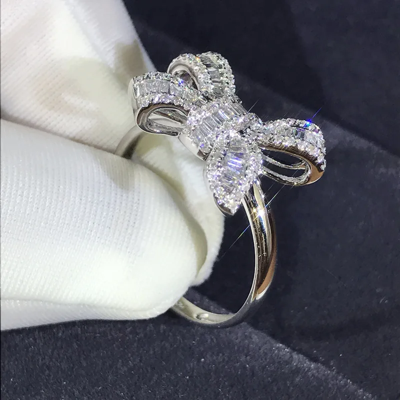 Модные новые большие синие циркониевые серебряные кольца с камнем для женщин Свадебные обручальные модные ювелирные изделия
