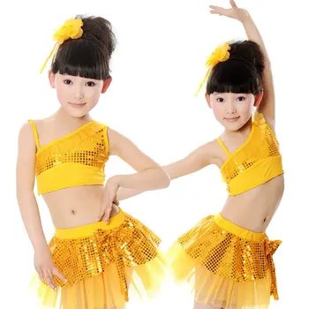 

Children Girl Latin Dancing Dancewear Costumes Ballet Dress for Girls Tutu Dance Dresses