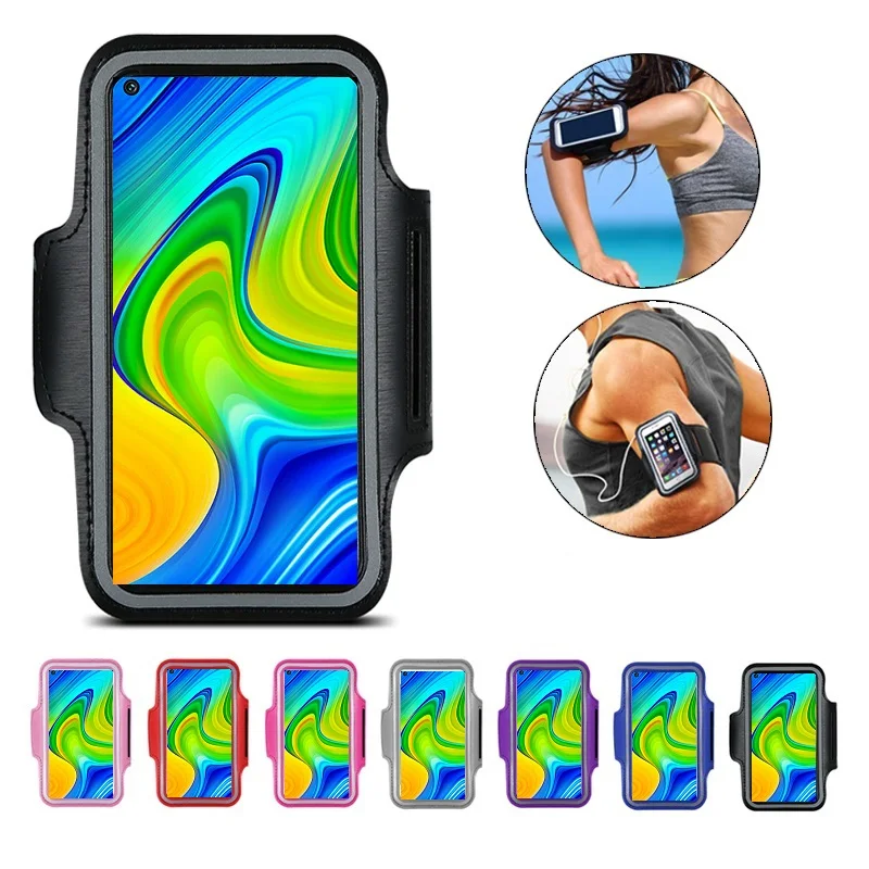 Sport Phone Case Running Gym Arm band Case Bag Holder for Redmi Note 9 Pro 9s 8 Pro 8T 9A 9C Xiaomi Mi Note 10 Lite 10T 9T 9 Pro